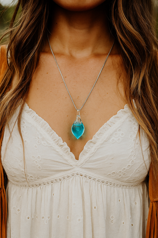 Jet Setter Glass Pendant