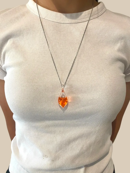 Hearts Affair Glass Pendant