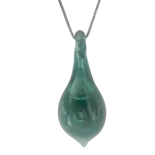 Keep It Calm Glass Pendant